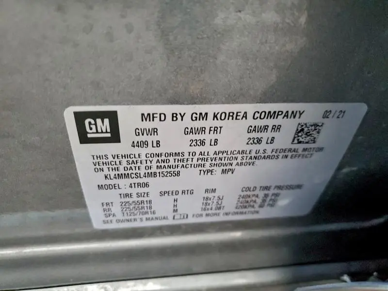 2021 BUICK ENCORE GX PREFERRED  