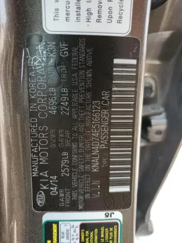2014 KIA CADENZA PREMIUM  