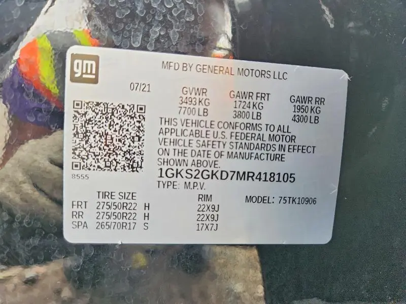 2021 GMC YUKON XL K1500 SLT  