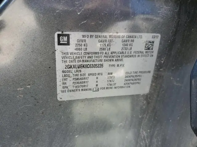 2012 GMC TERRAIN SLT  