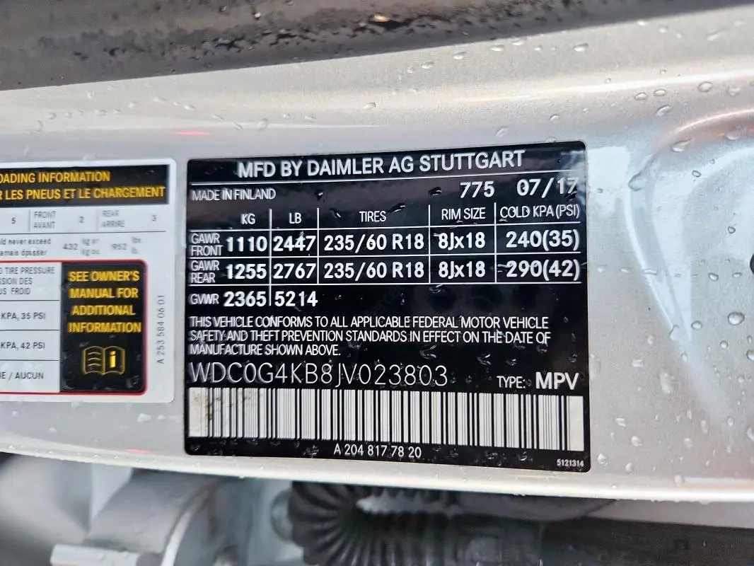 2018 MERCEDES-BENZ GLC 300 4MATIC  