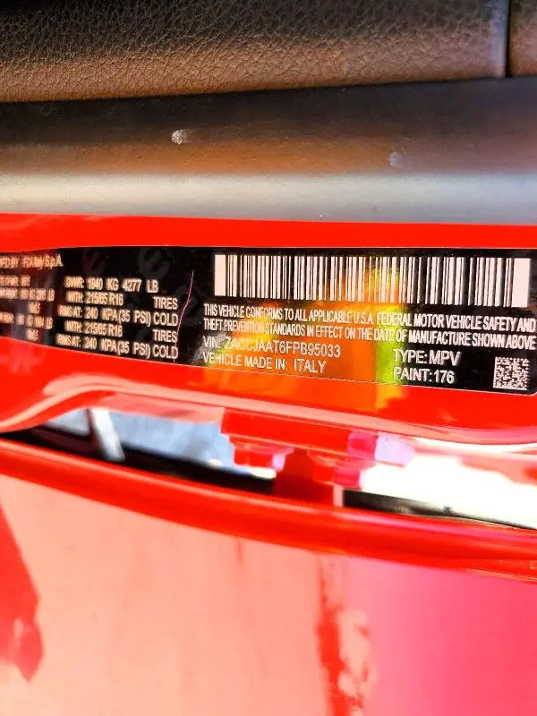 2015 JEEP RENEGADE SPORT  