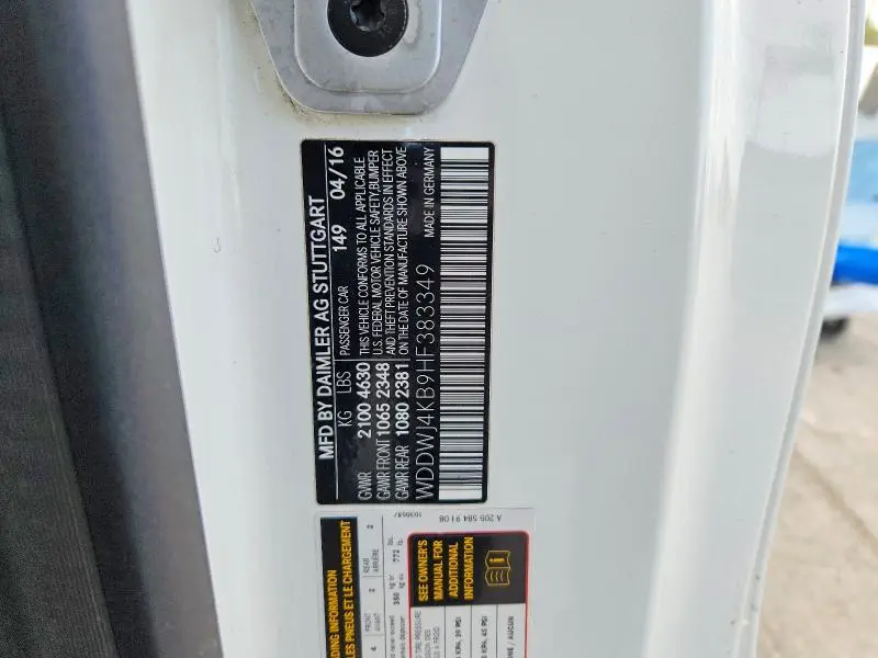 2017 MERCEDES-BENZ C 300 4MATIC  