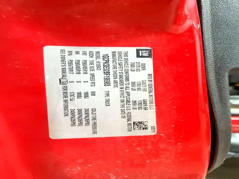 2011 CHEVROLET SILVERADO K1500 LT  