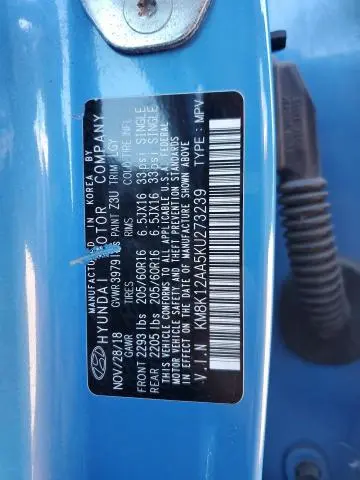 2019 HYUNDAI KONA SE  