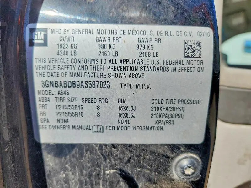 2010 CHEVROLET HHR LT  