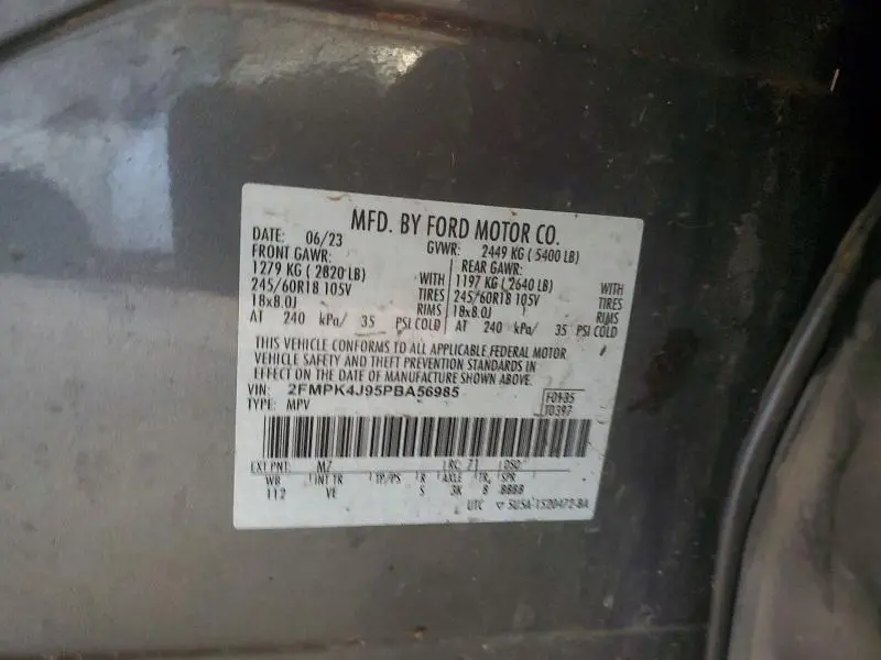2023 FORD EDGE SEL  