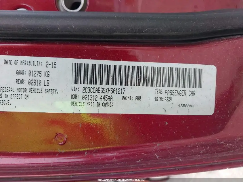 2019 CHRYSLER 300 300S