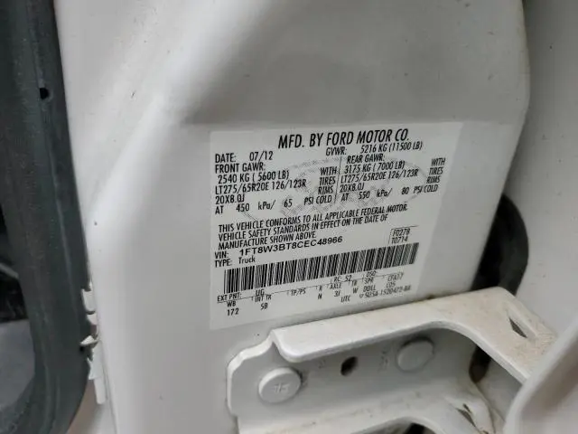 2012 FORD F350 SUPER DUTY