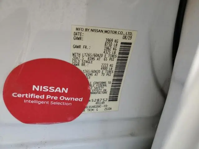 2019 NISSAN TITAN XD SL  