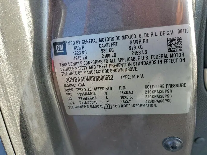 2011 CHEVROLET HHR LS  