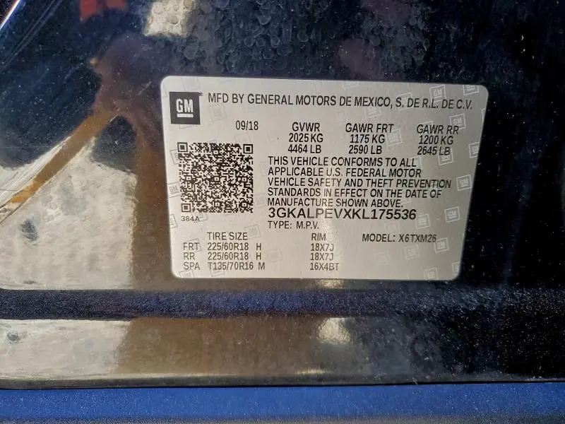 2019 GMC TERRAIN SLT  