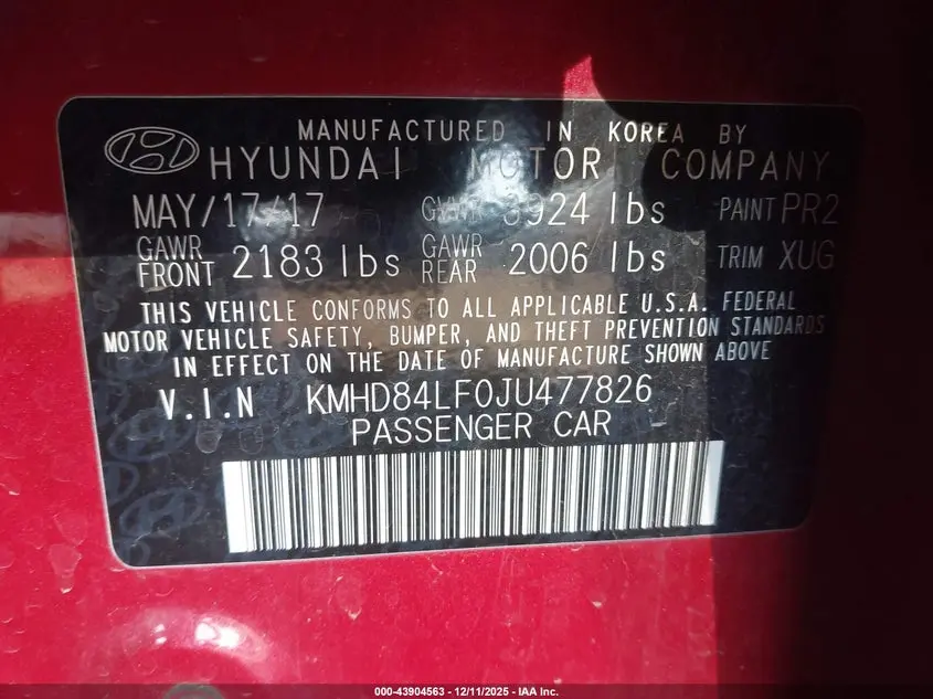 2018 HYUNDAI ELANTRA SEL