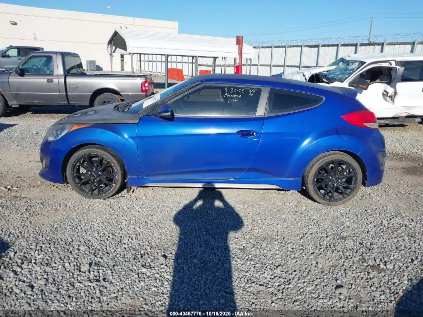 2013 HYUNDAI VELOSTER TURBO W/BLACK