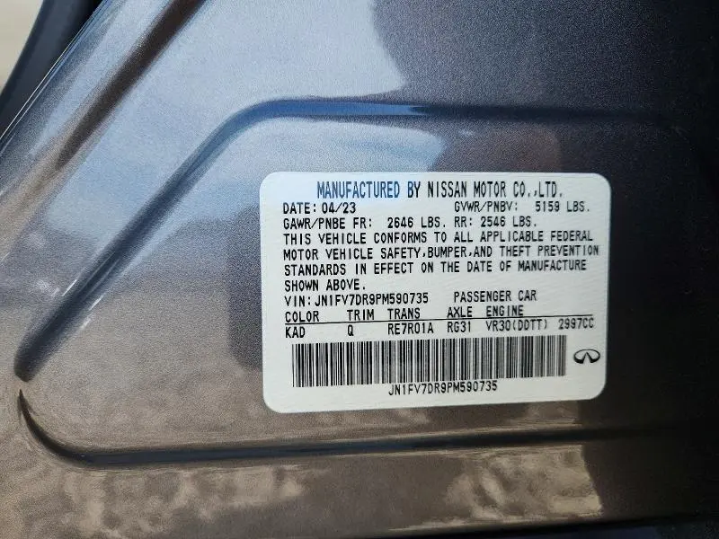 2023 INFINITI Q50 RED SPORT 400  