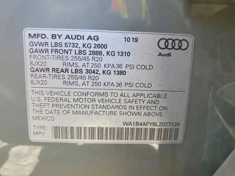 2020 AUDI SQ5 PREMIUM PLUS  