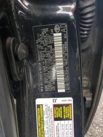 2011 TOYOTA COROLLA BASE  