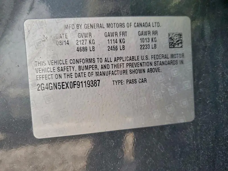 2015 BUICK REGAL PREMIUM  