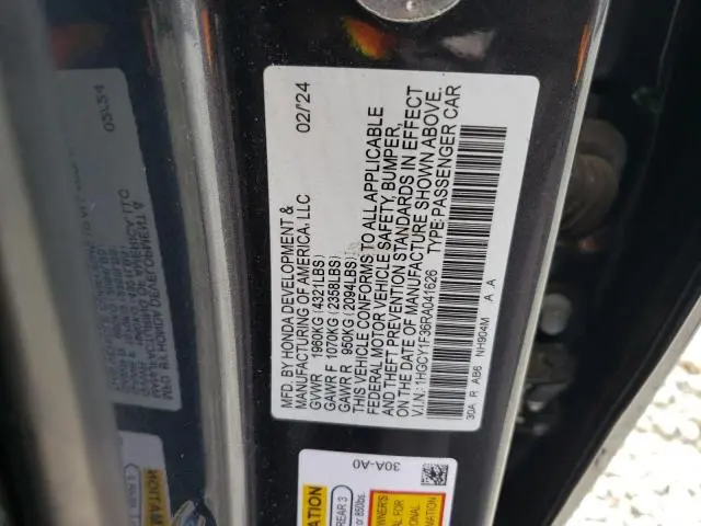 2024 HONDA ACCORD EX  