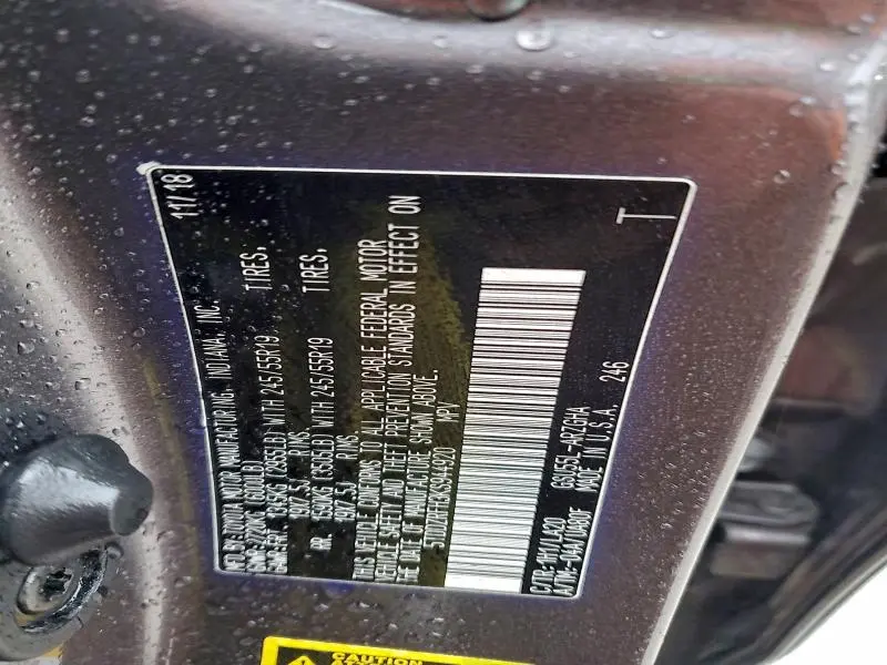 2019 TOYOTA HIGHLANDER   