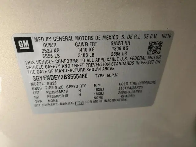 2011 CADILLAC SRX LUXURY COLLECTION  