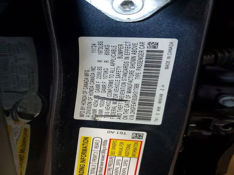 2025 HONDA CIVIC SPORT  