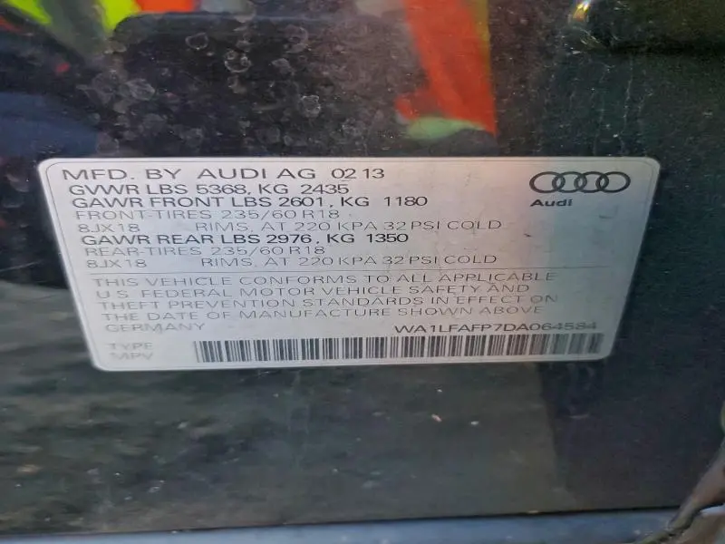 2013 AUDI Q5 PREMIUM PLUS  