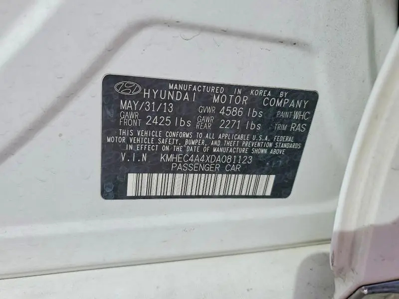 2013 HYUNDAI SONATA HYBRID  