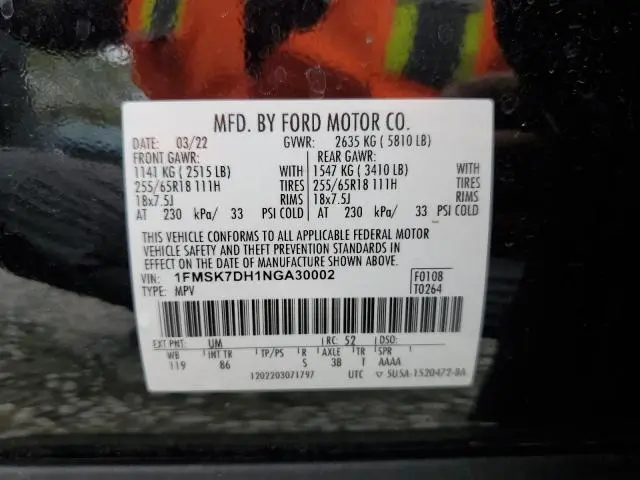 2022 FORD EXPLORER XLT  