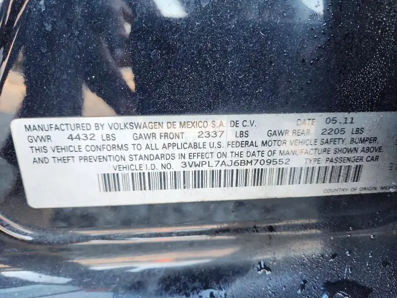 2011 VOLKSWAGEN JETTA TDI  