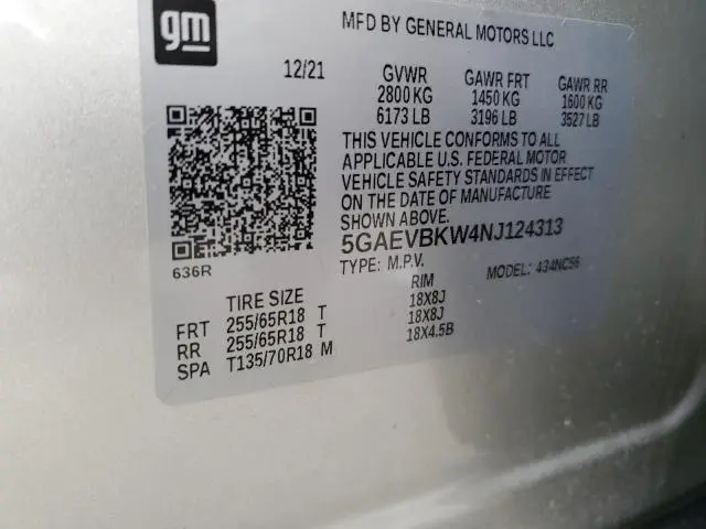 2022 BUICK ENCLAVE PREMIUM