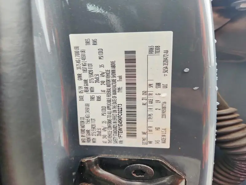 2019 FORD F150 SUPERCREW  