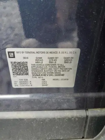2019 CHEVROLET EQUINOX LS  