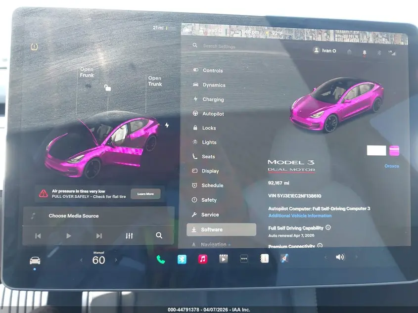 2022 TESLA MODEL 3 PERFORMANCE DUAL MOTOR ALL-WHEEL DRIVE