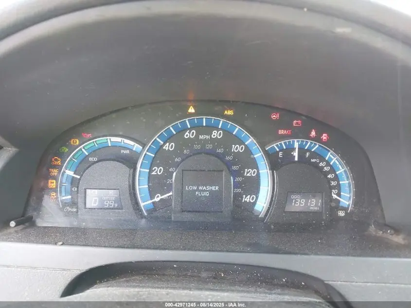 2012 TOYOTA CAMRY HYBRID XLE