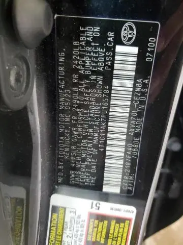 2023 TOYOTA CAMRY LE  