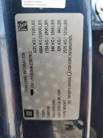 2019 CHEVROLET SILVERADO K1500 LTZ  