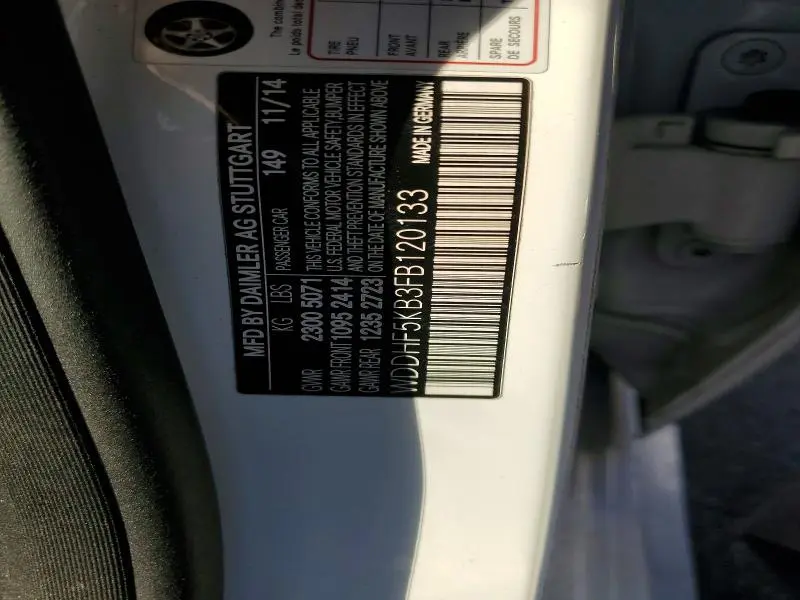 2015 MERCEDES-BENZ E 350  