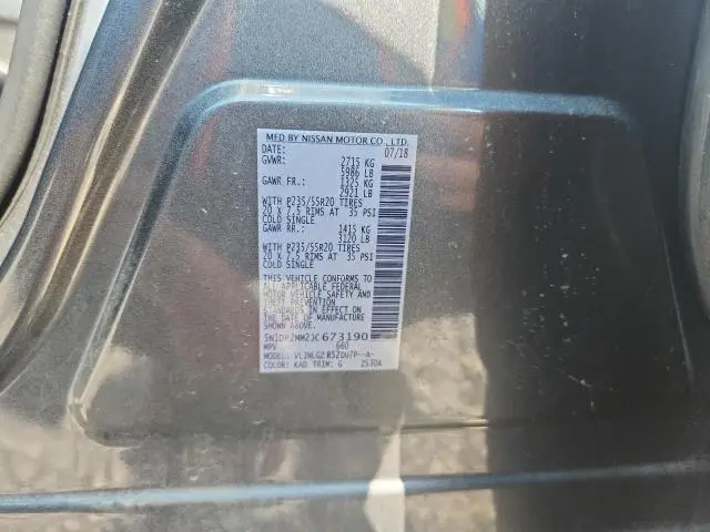 2018 NISSAN PATHFINDER   