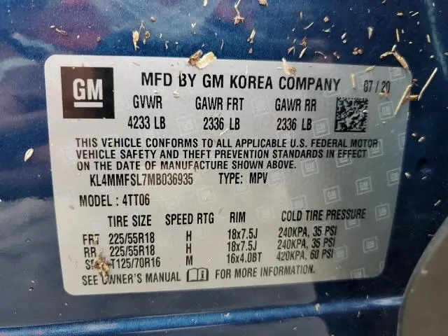 2021 BUICK ENCORE GX ESSENCE  