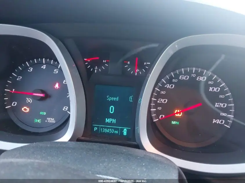 2012 CHEVROLET EQUINOX 2LT