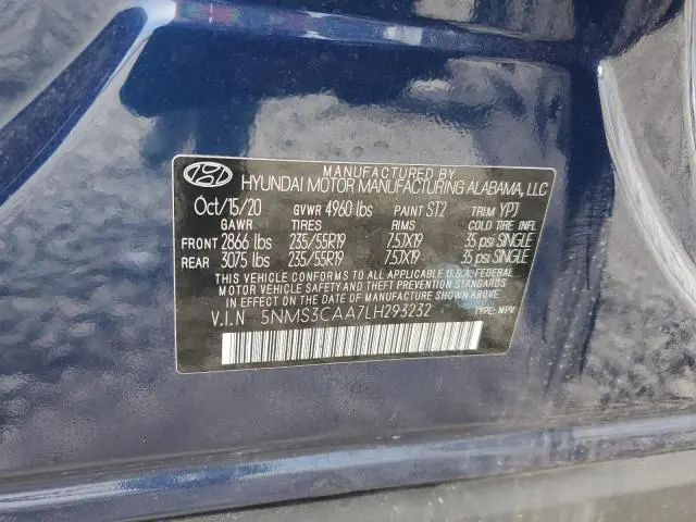 2020 HYUNDAI SANTA FE SEL  