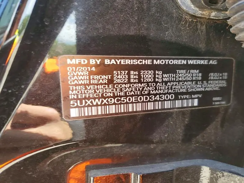 2014 BMW X3 XDRIVE28I  