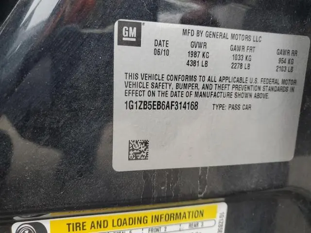2010 CHEVROLET MALIBU LS  
