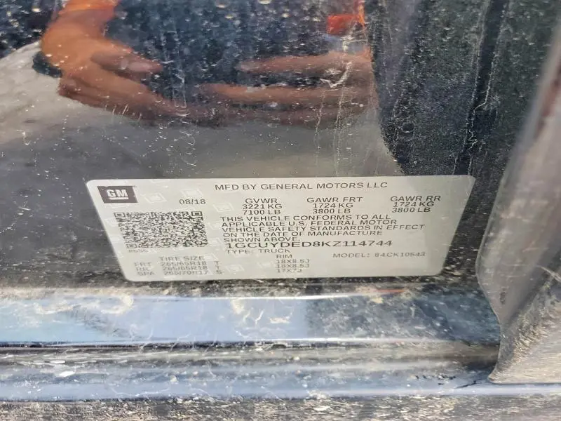 2019 CHEVROLET SILVERADO K1500 LT  