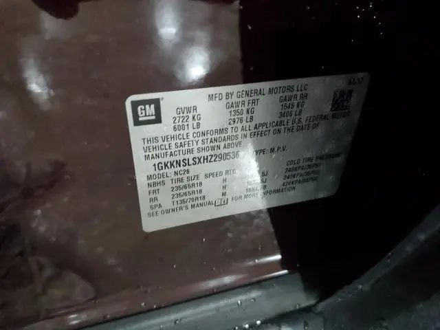 2017 GMC ACADIA SLE  