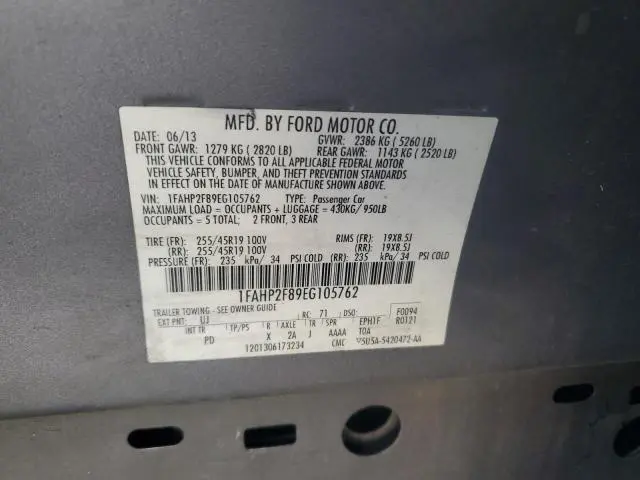 2014 FORD TAURUS LIMITED  