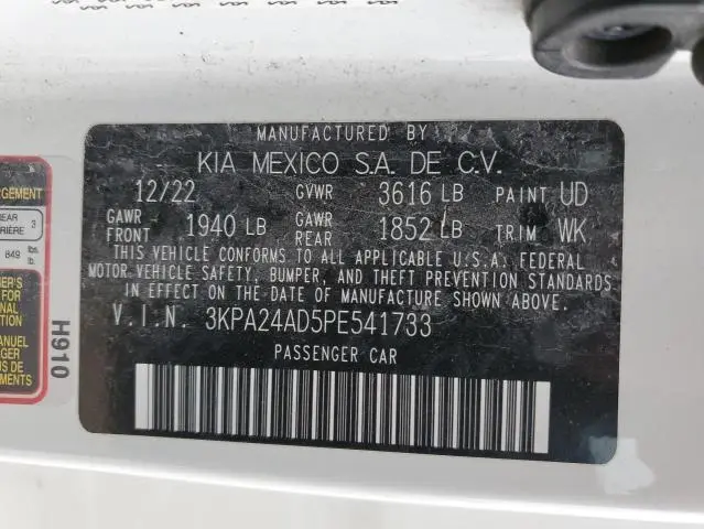 2023 KIA RIO LX
