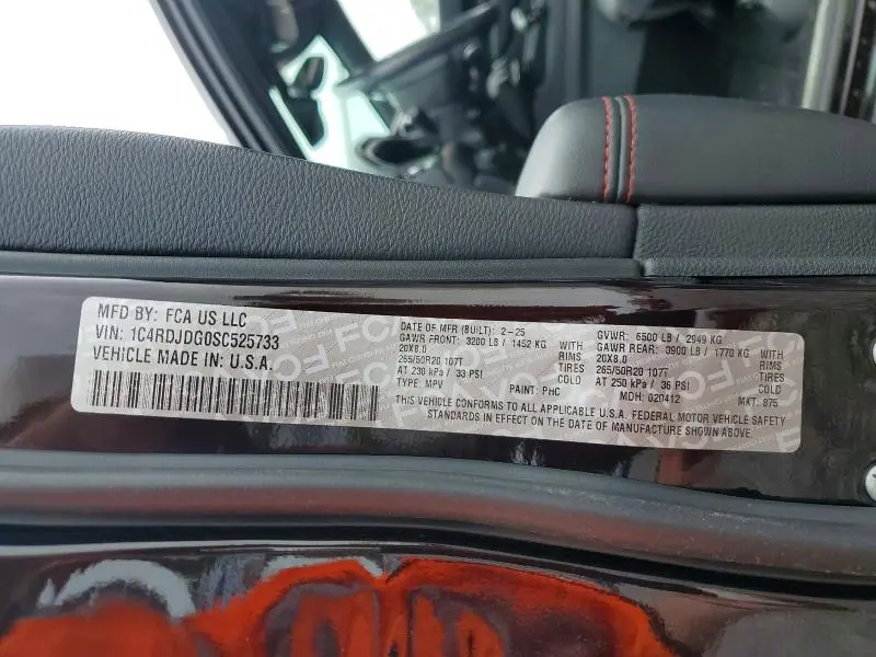 2025 DODGE DURANGO GT  