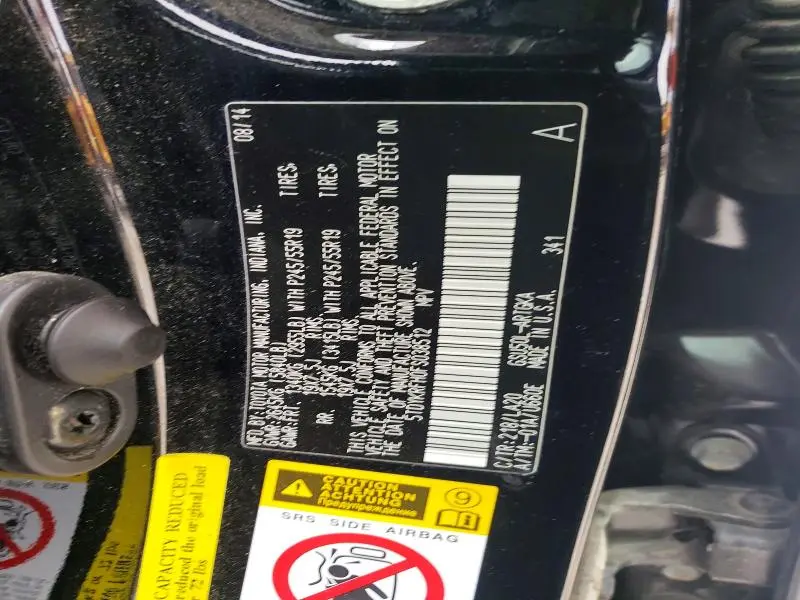 2015 TOYOTA HIGHLANDER LIMITED  